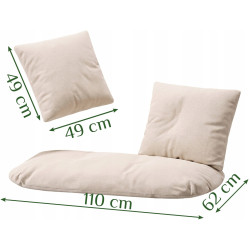 Set perne pentru balansoar Gardlov 27382 (Beige) Thumb
