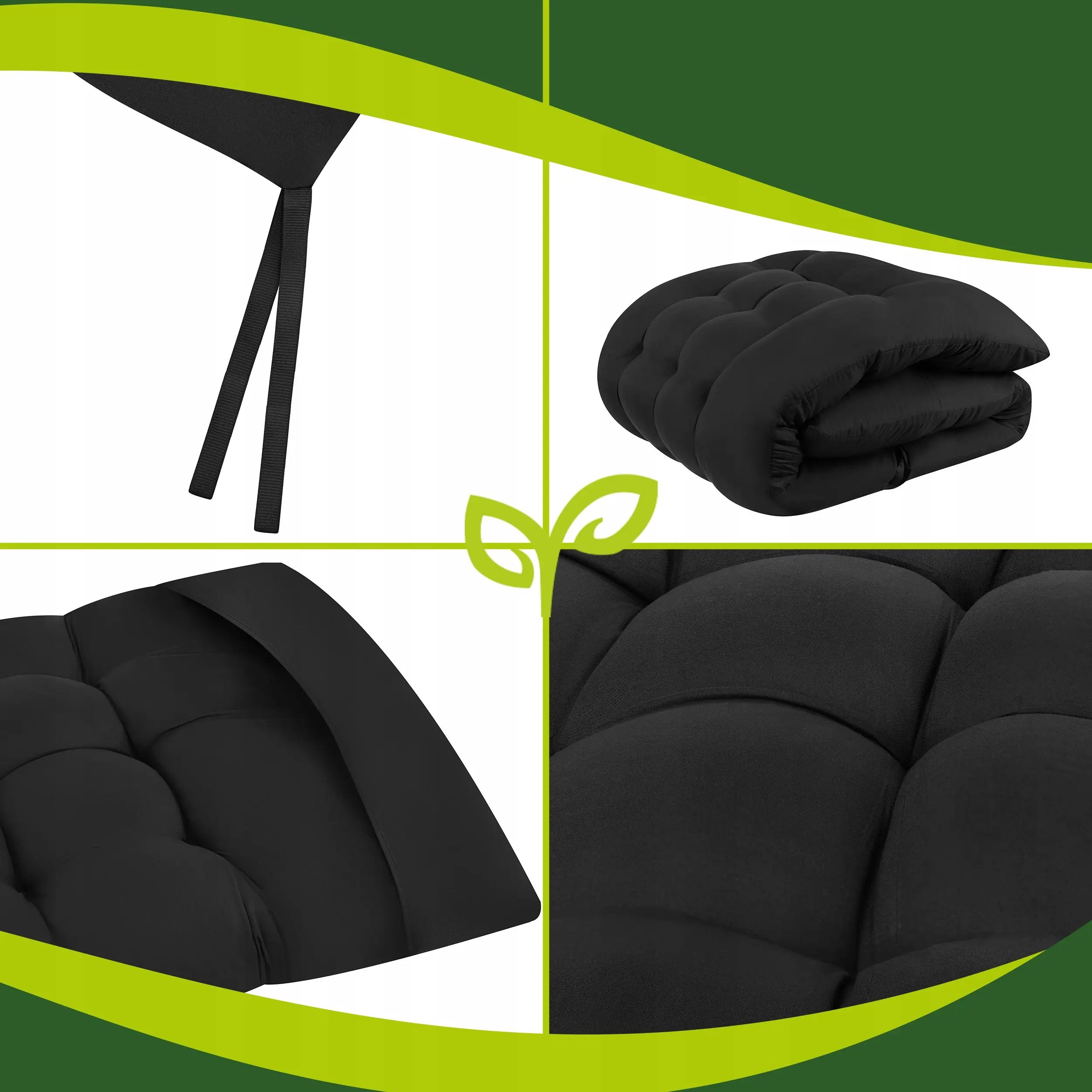 Perna pentru sezlong Gardlov 27635 (Black) - 7