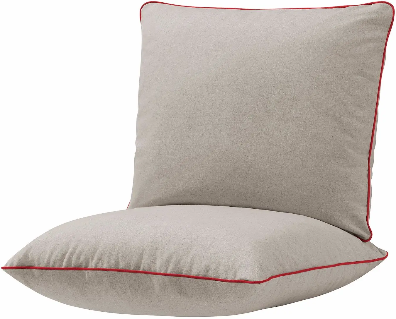 Set perne fotoliu Ikea Onnestad/Katorp (Bej/Rosu)