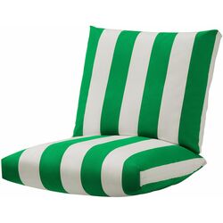 Набор подушек для кресла Ikea Onnestad/Radbyn (Белый/Зеленый)