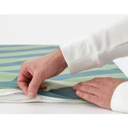 Saltea banca Ikea Bankkamrat in dunga 90x50x3 (Albastru/Verde) Thumb