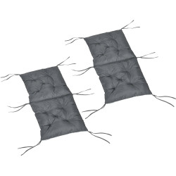 Набор подушек для стула Outsunny 84B-138 (Dark Grey) Thumb