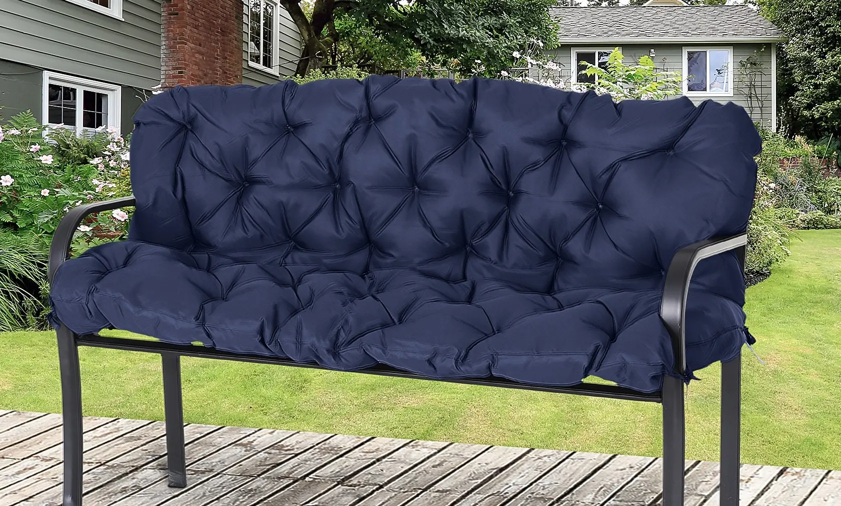 Подушка для садовой скамейки Outsunny 84B-136DB (Dark Blue) - 7