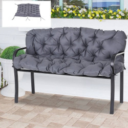 Подушка для садовой скамейки Outsunny 84B-140 (Dark Grey) Thumb