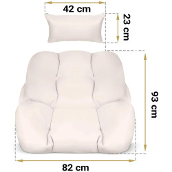 Perna fotoliu Sofotel Luisiana 290493 (Ecru) Thumb