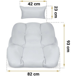 Подушка для кресла Sofotel Luisiana 290494 (Light Grey) Thumb