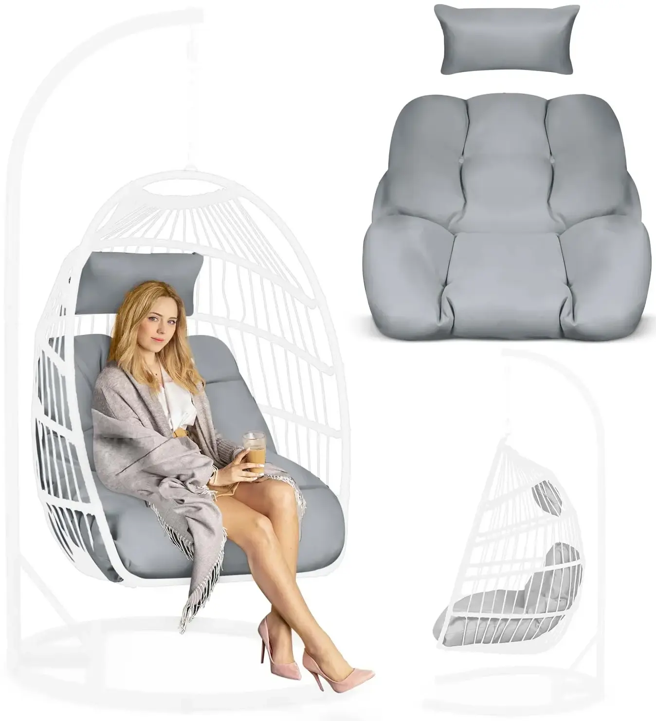 Perna fotoliu Sofotel Luisiana 290495 (Grey) - 2