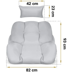 Perna fotoliu Sofotel Luisiana 290495 (Grey) Thumb