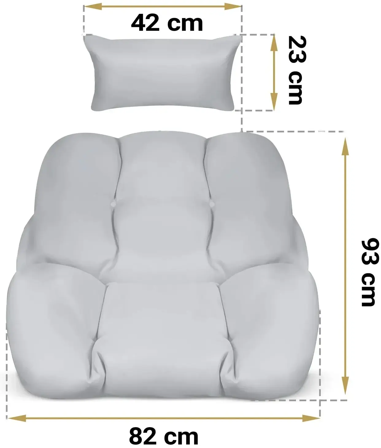 Perna fotoliu Sofotel Luisiana 290495 (Grey) - 3