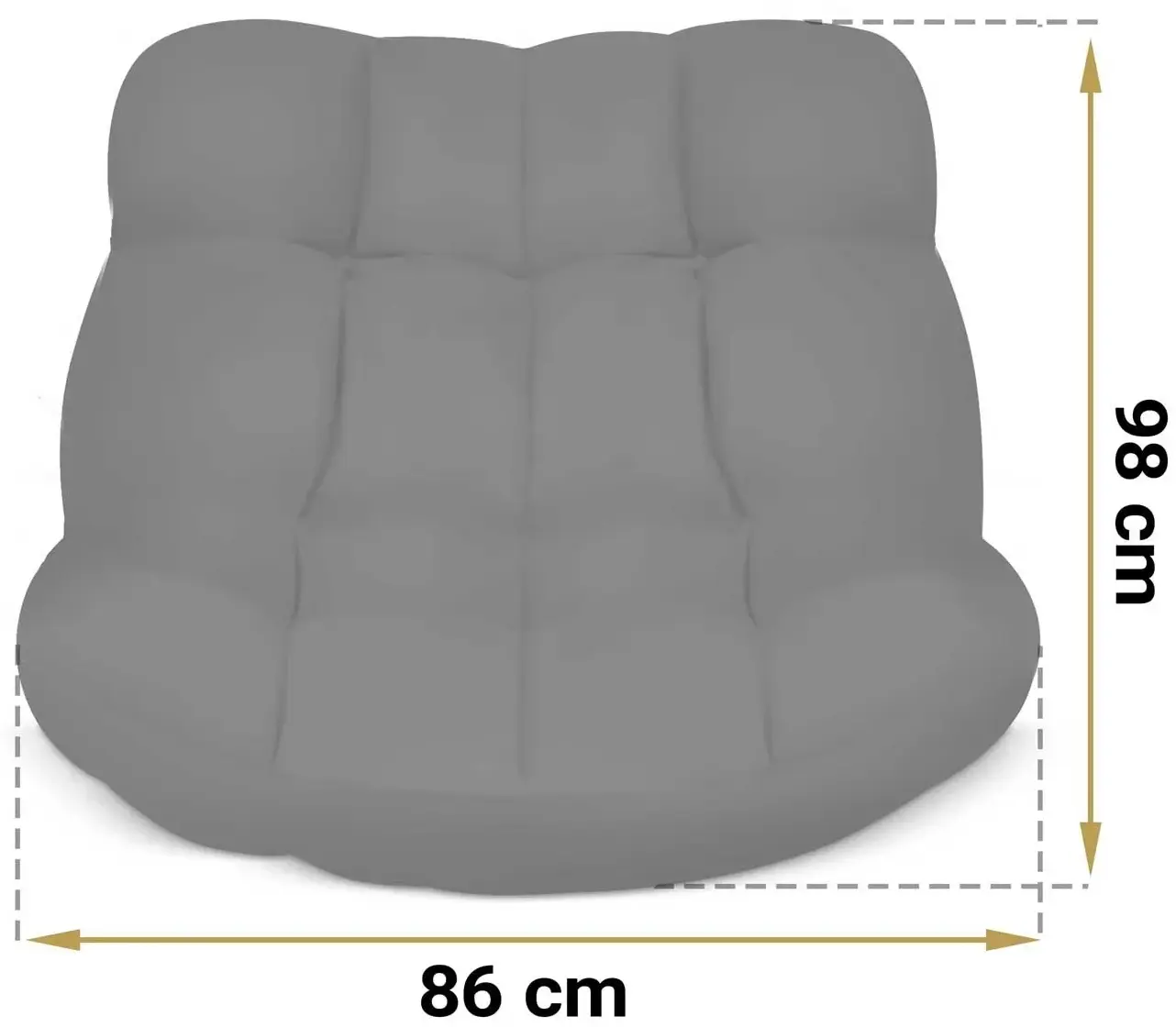 Подушка для кресла Sofotel Tihuana 290391 (Black) - 2