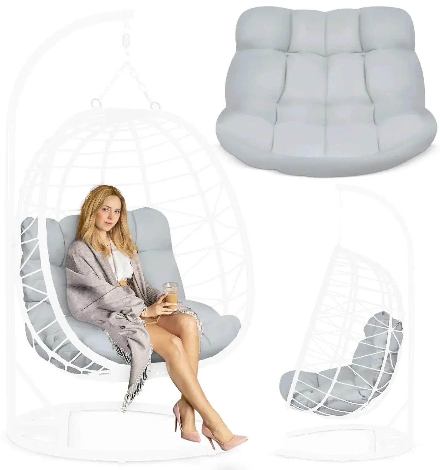 Подушка для кресла Sofotel Tihuana 290394 (Light Grey) - 2