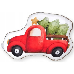 Perna de gat pentru copii Albero Mio Christmas Car (Red)