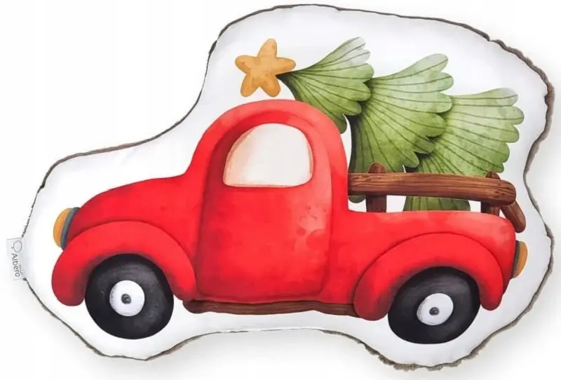 Perna de gat pentru copii Albero Mio Christmas Car (Red)