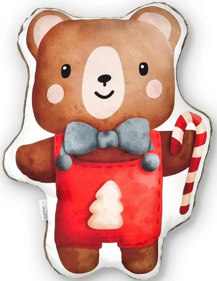 Perna de gat pentru copii Albero Mio Christmas Teddy Bear (Brown)