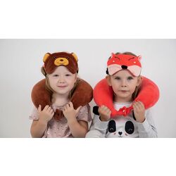 Perna de gat pentru copii Askona Travel Fox (Orange) Thumb