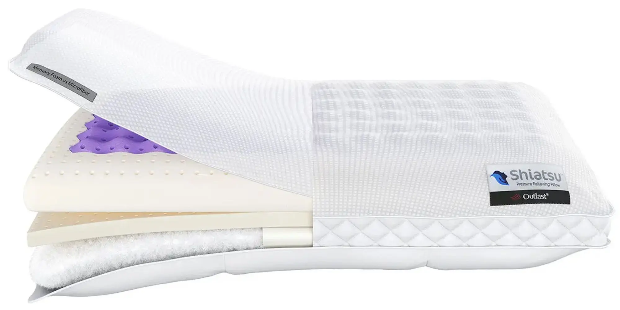 Perna Askona Shiatsu-B 50х70 (White)