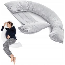 Подушка для беременных и кормления BabyJem  Art-198 (Grey) Thumb