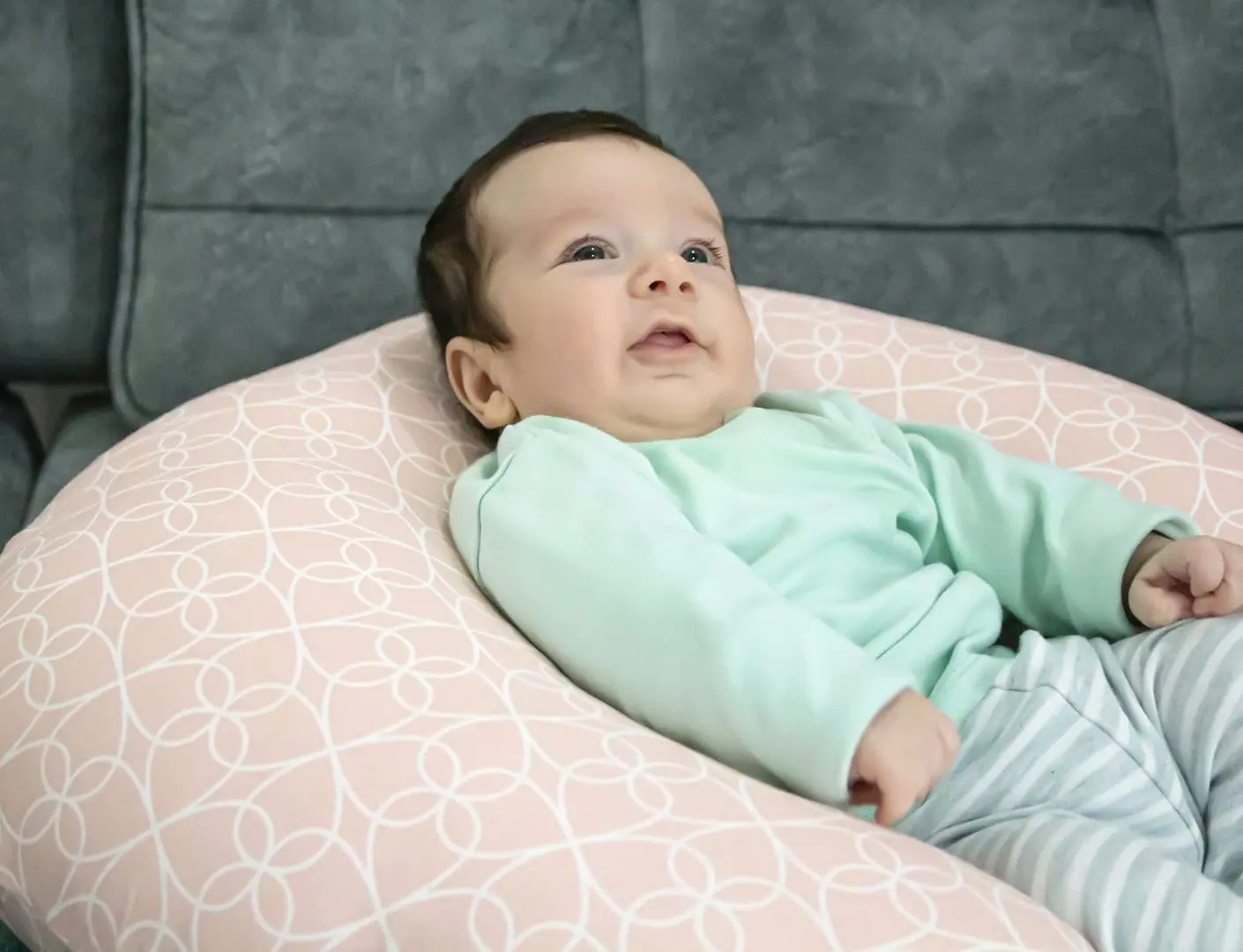 Подушка для кормления BabyJem Art-082 (Pink) - 3