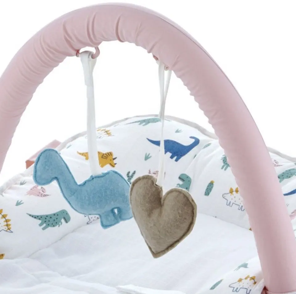 Cocon-cuibusor BabyJem Sit and Play Art-524 (White/Pink)