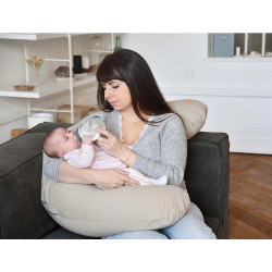Perna pentru gravide Beaba Big Flopsy Fleur de Coton 0508171 (Linen) Thumb