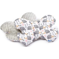 Perna de gat pentru copii Caretero Butterfly Hedgehogs (Grey)