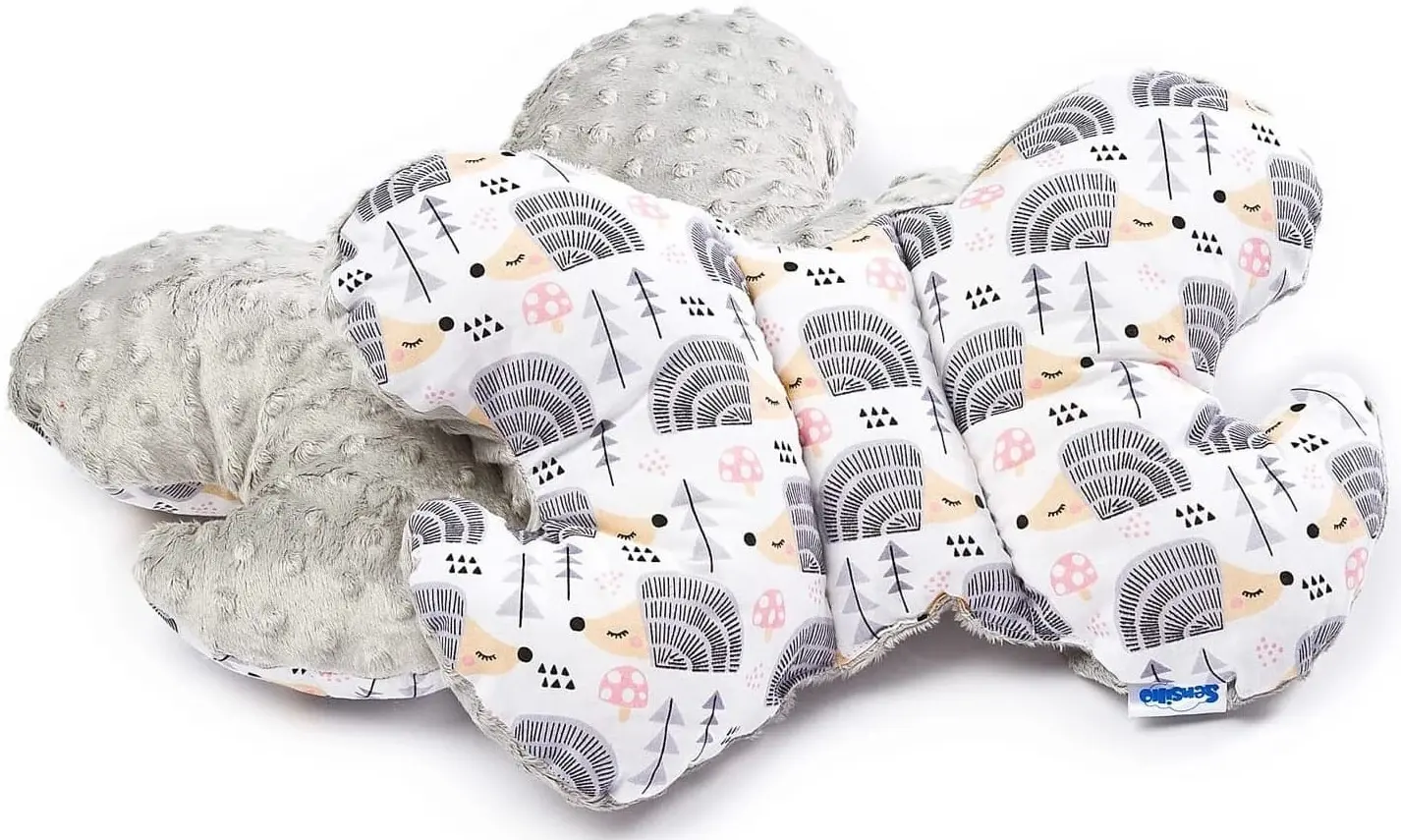 Perna de gat pentru copii Caretero Butterfly Hedgehogs (Grey)