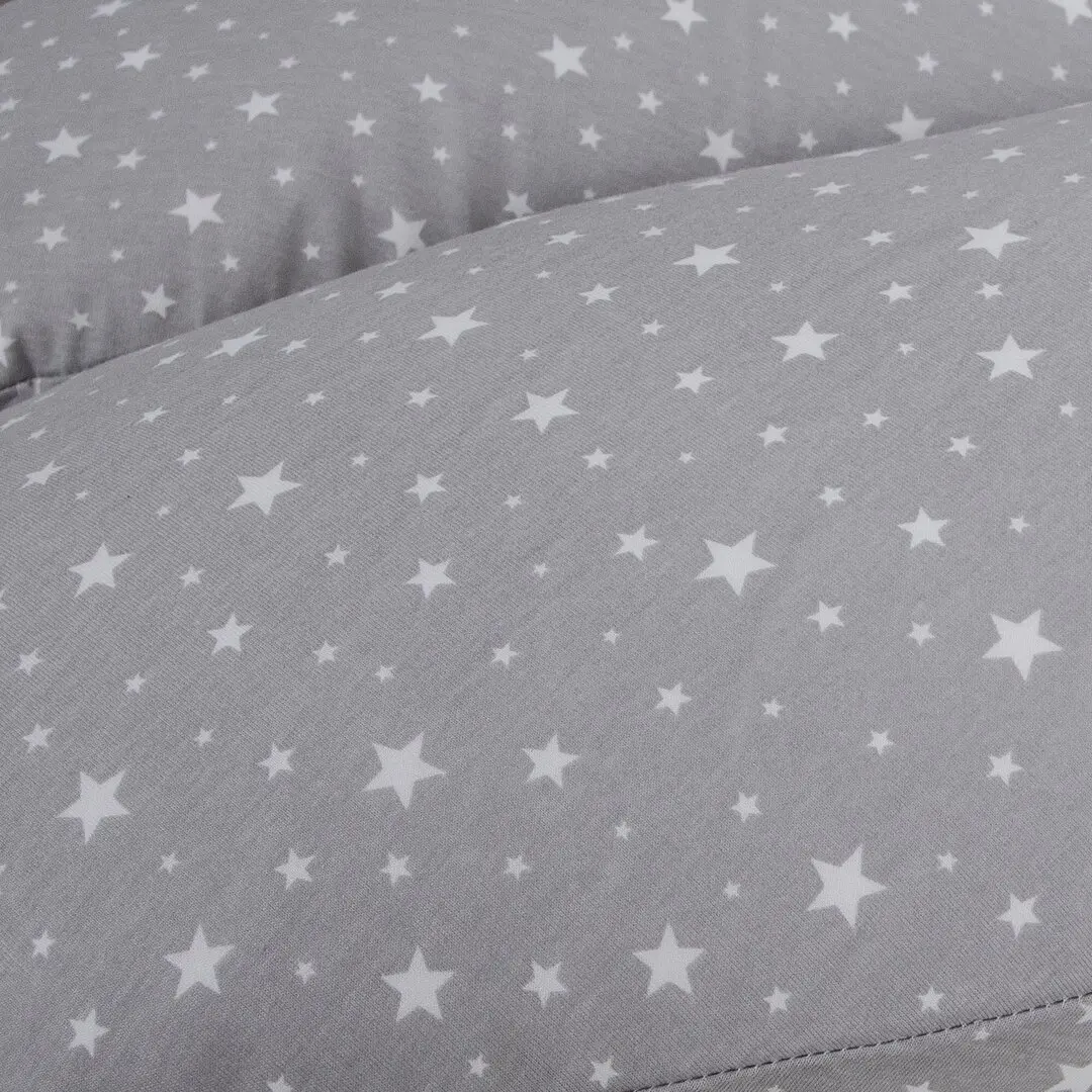 Perna pentru gravide Ceba Baby Physio Multi Jersey (Grey Stars)