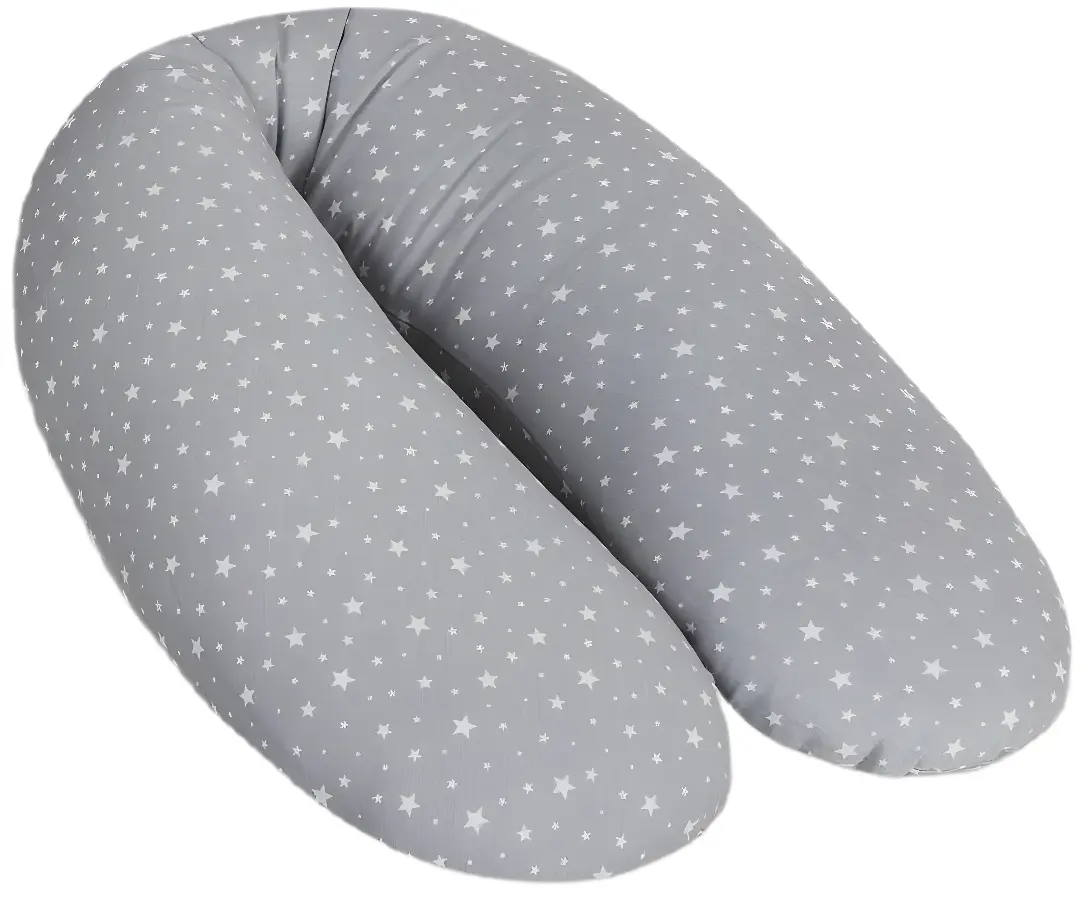 Perna pentru gravide Ceba Baby Physio Multi Jersey (Grey Stars)