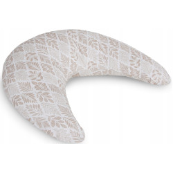 Подушка для кормления Ceba Baby Huggy Jersey Basic (Brown Leaves) Thumb