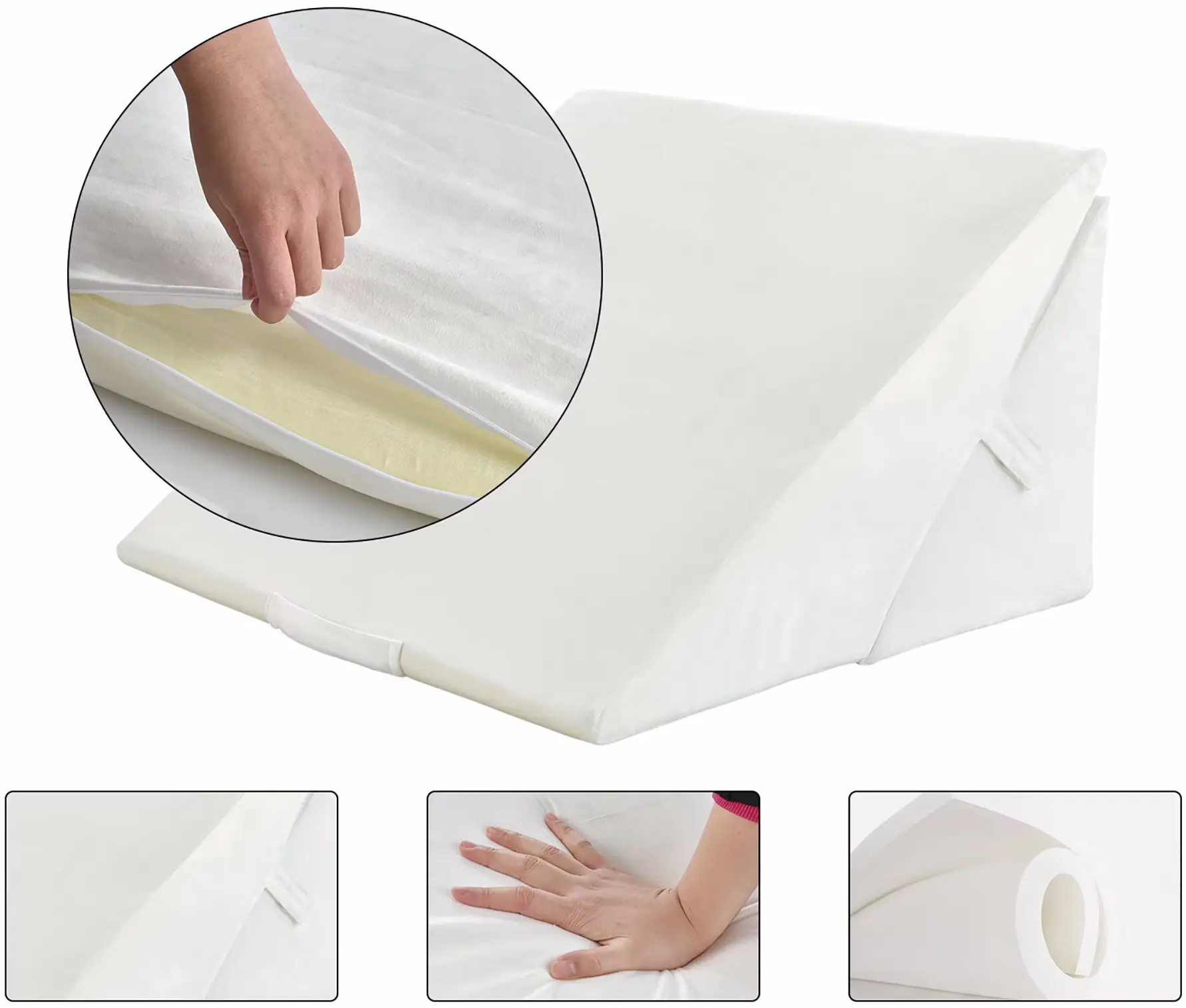 Подушка Costway HU10733WH (White) - 4