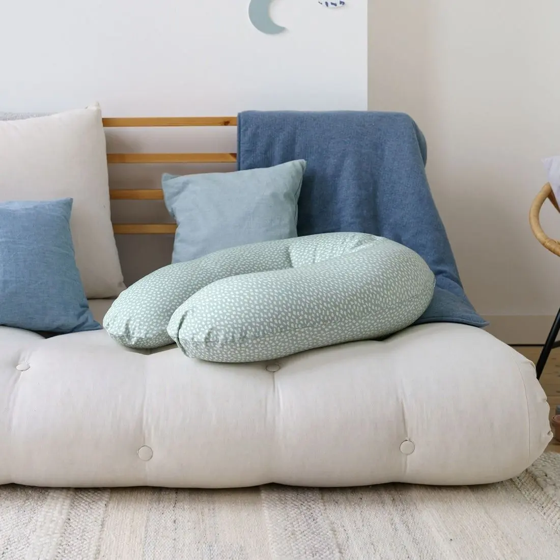 Perna pentru gravide 3in1 Doomoo Buddy (Cloudy Kaki)