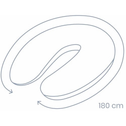 Perna pentru gravide 3in1 Doomoo Buddy Leaves (Aqua Green) Thumb