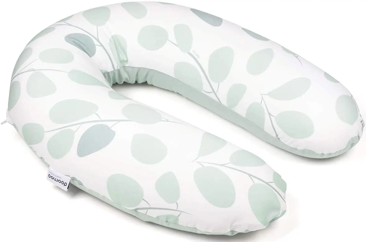 Perna pentru gravide 3in1 Doomoo Buddy Leaves (Aqua Green)