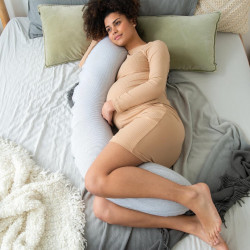 Perna pentru gravide 3in1 Doomoo Buddy (Light Grey) Thumb