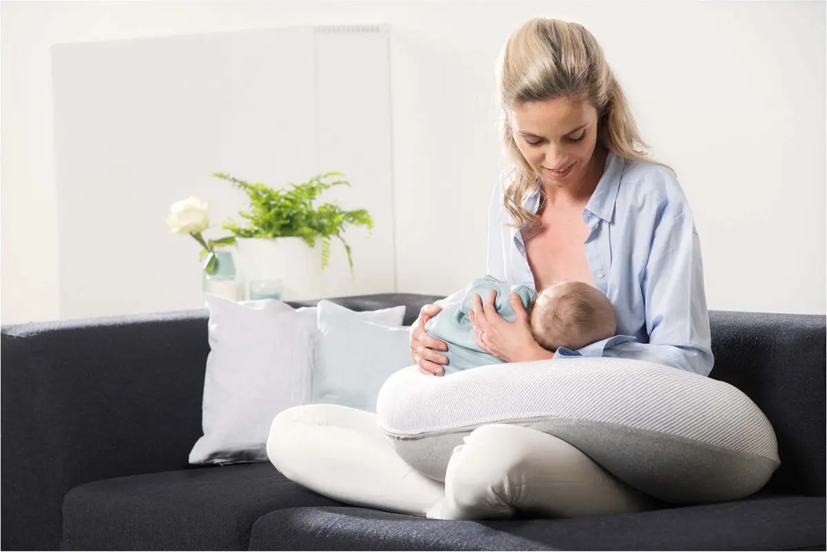 Perna pentru gravide 3in1 Doomoo Buddy (Light Grey)