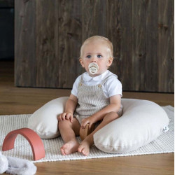 Perna pentru alaptat 2in1 Doomoo Softy (Tetra Jersay Sand) Thumb