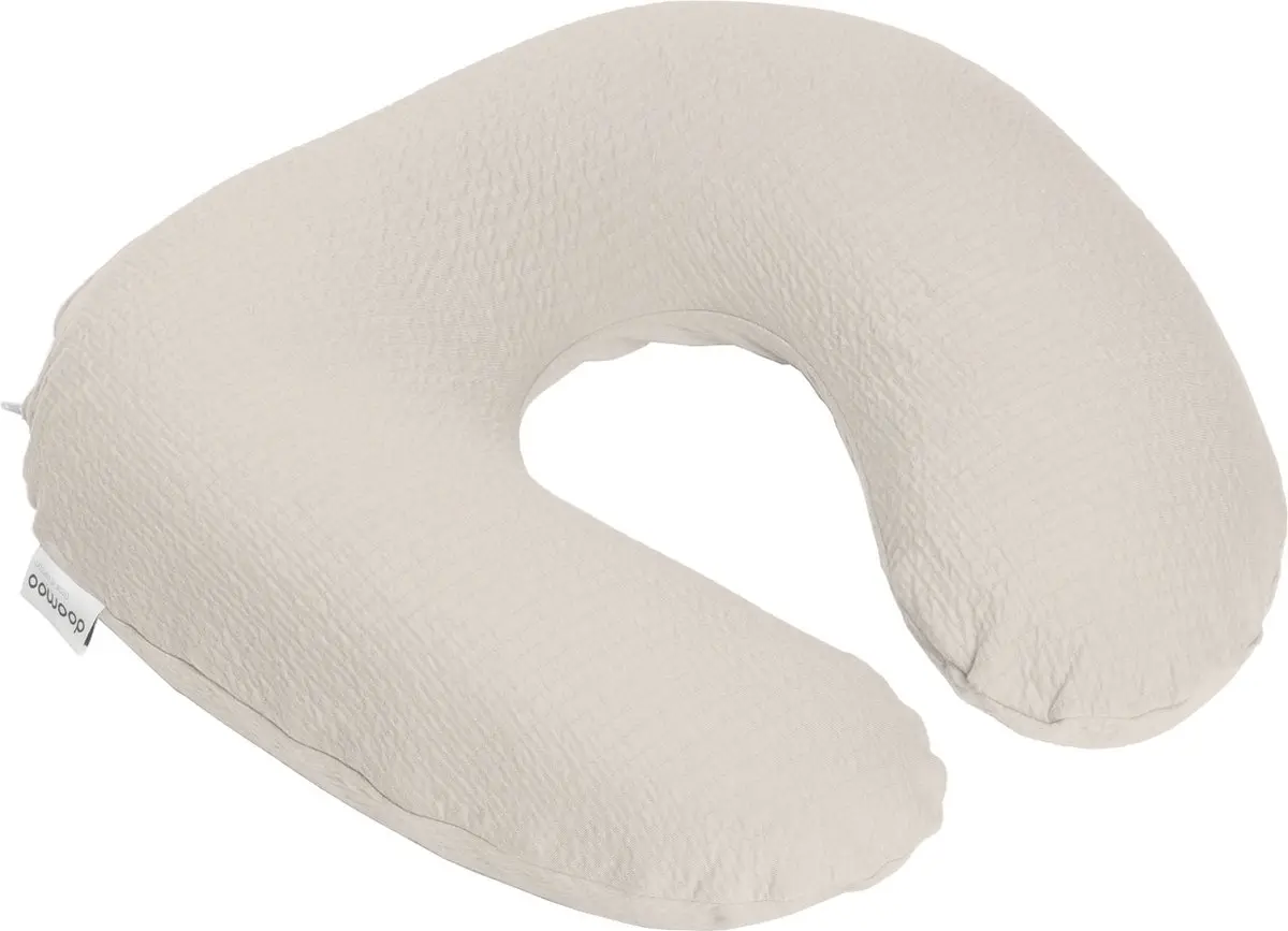 Perna pentru alaptat 2in1 Doomoo Softy (Tetra Jersay Sand)