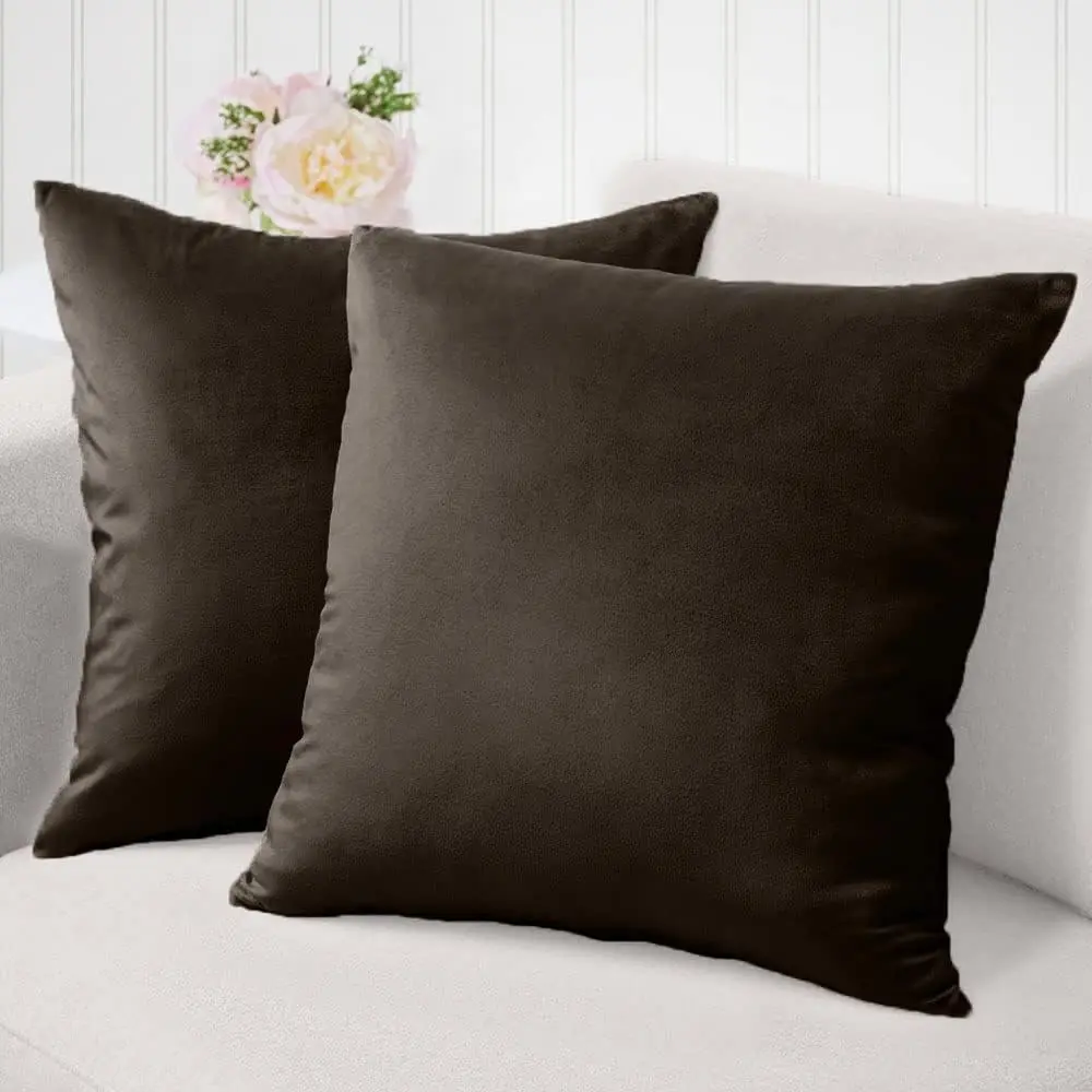 Подушка H&S 51074 45х45 (Dark Brown) - 3
