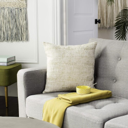 Perna H&S Velour 45X45cm (Cream/Gold) Thumb