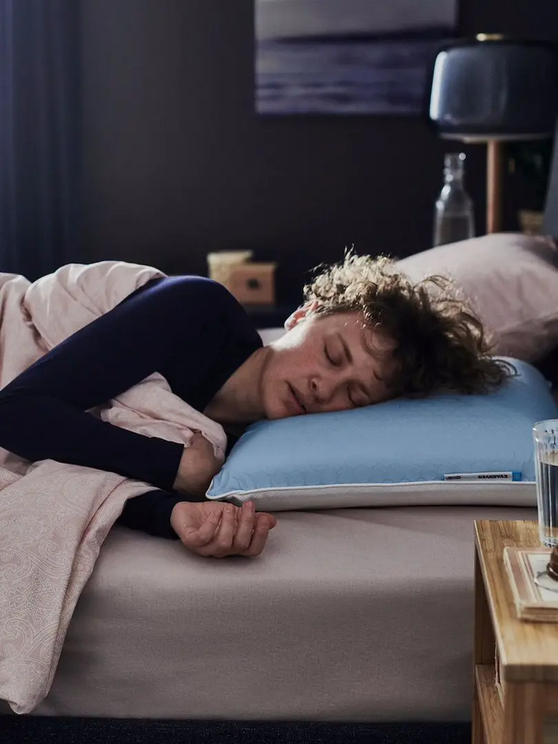 Perna ergonomica Ikea Kvarnven dormit lat/spate 42x54 (Bleu/Alb) - 6