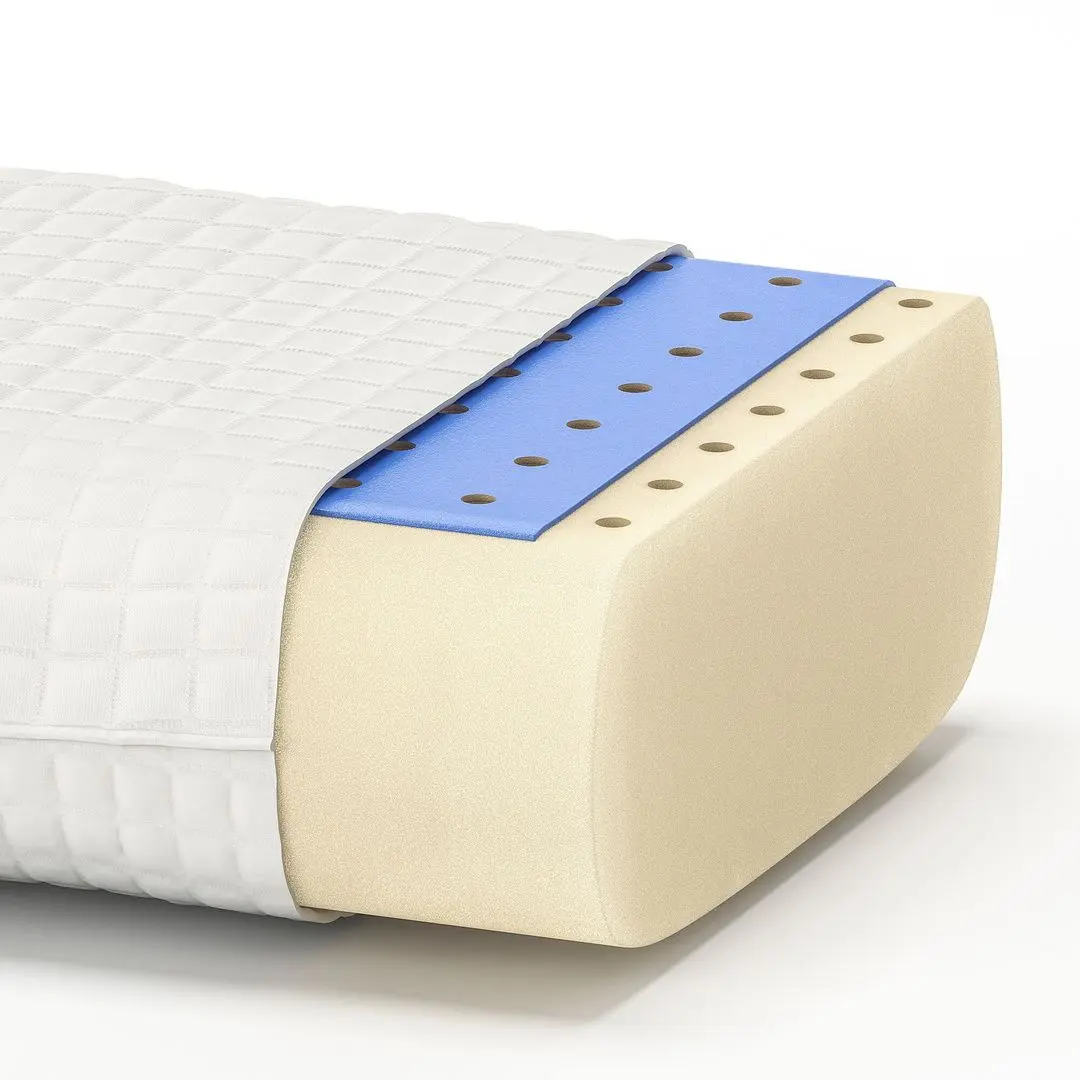 Pernă ergonomică Ikea Klubbsporre poziţii multiple 44x56 (Alb) - 2