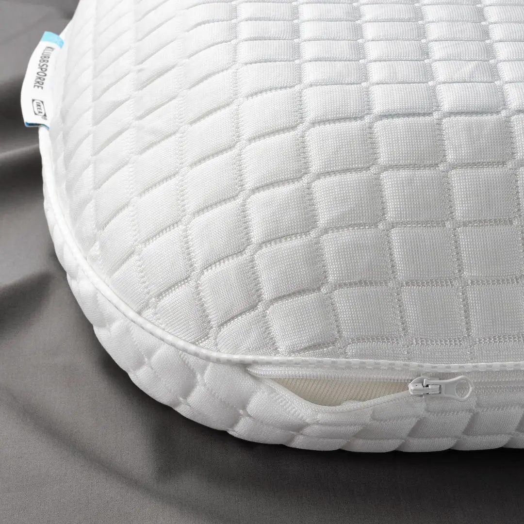 Pernă ergonomică Ikea Klubbsporre poziţii multiple 44x56 (Alb) - 4