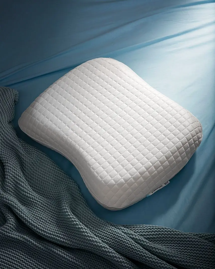 Pernă ergonomică Ikea Klubbsporre poziţii multiple 44x56 (Alb) - 5
