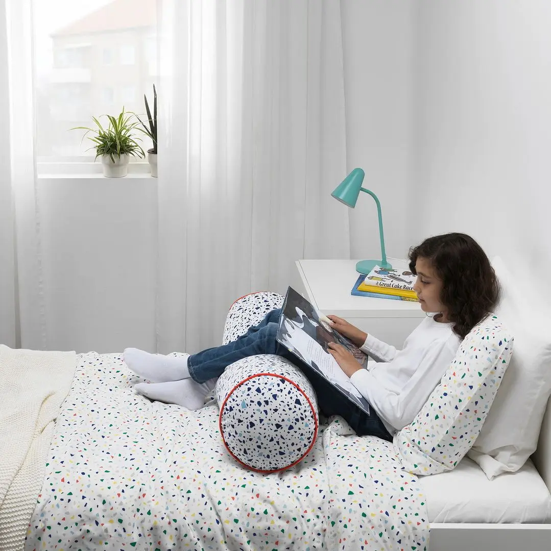 Perna Ikea Mojlighet 80cm (Alb/Albastru) - 5