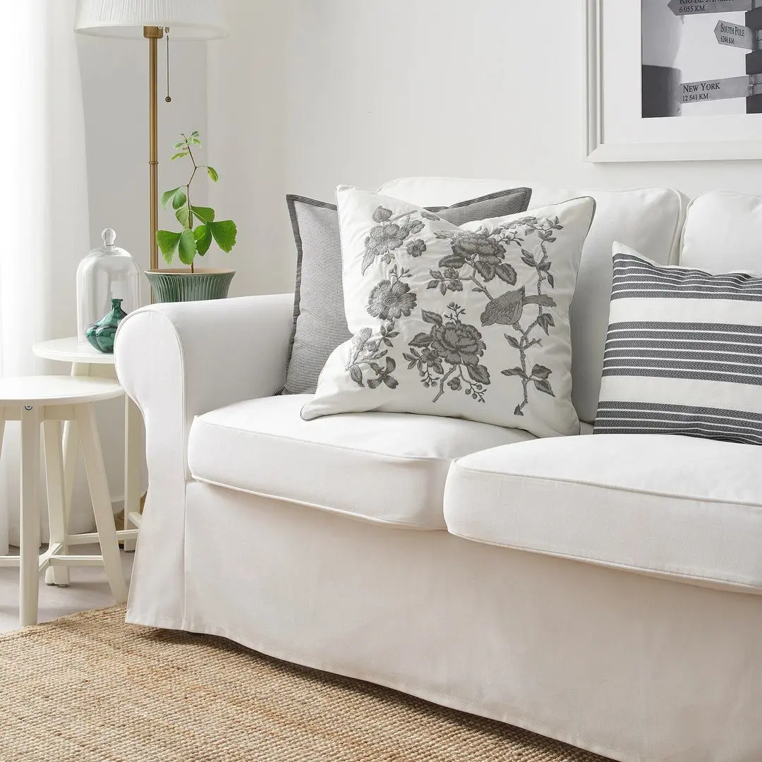 Perna Ikea Praktbracka 50x50 (Alb/Gri) - 6