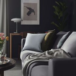 Perna Ikea Sandtrav 45x45 (Bleu/Alb) Thumb