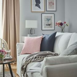 Perna Ikea Sandtrav 45x45 (Roşu/Alb) Thumb