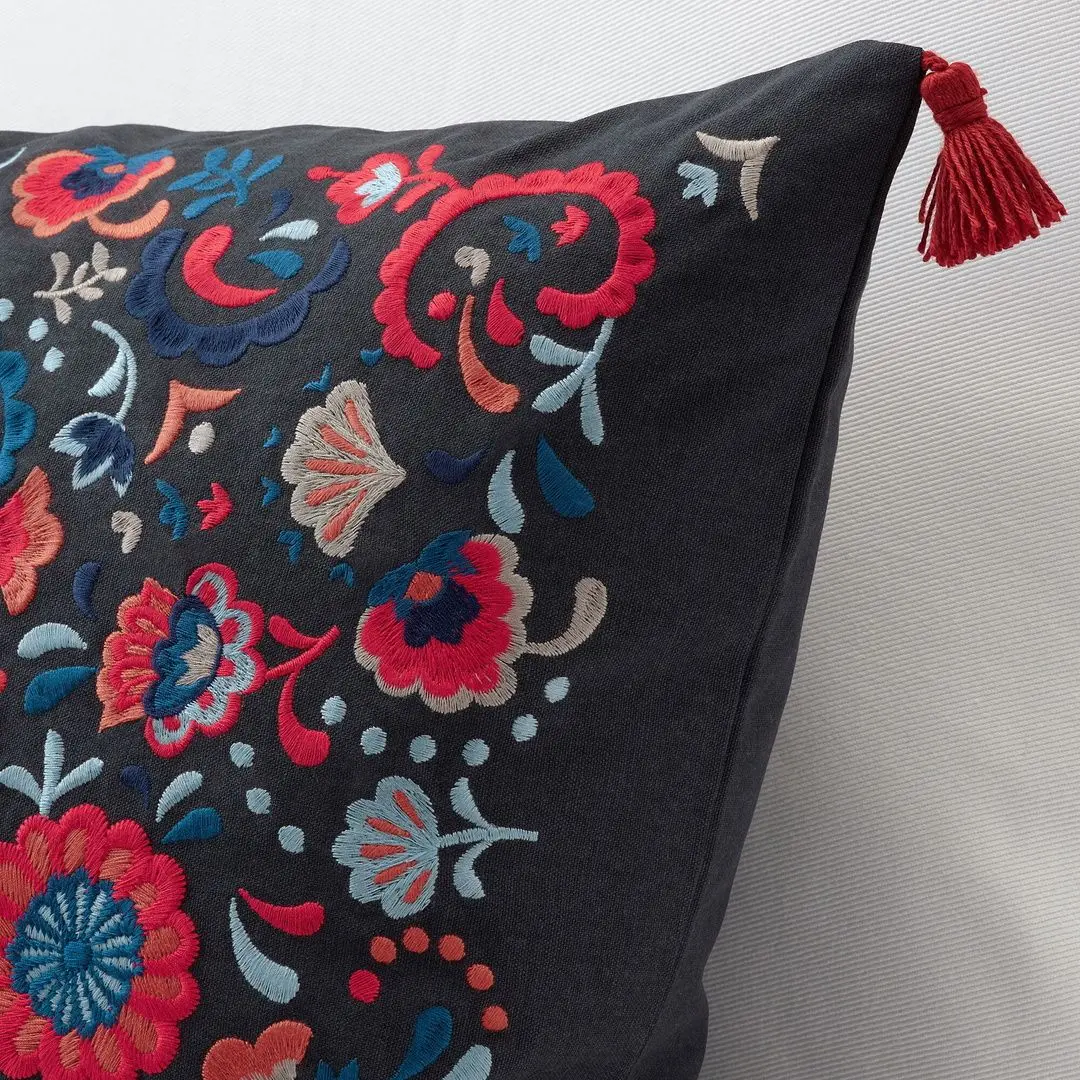 Perna Ikea Skogskorn 40x65 (Gri Inchis/Multicolor) - 4