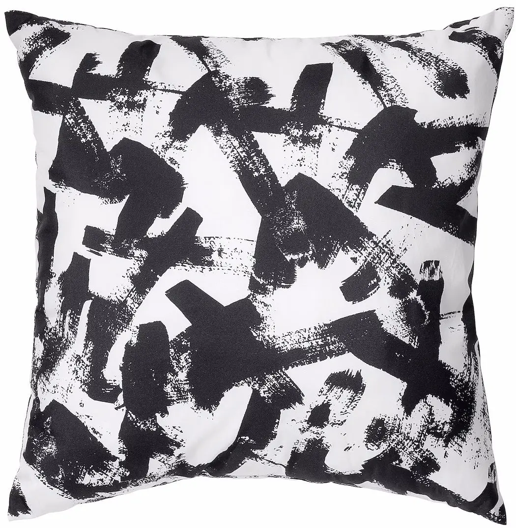 Perna Ikea Turill 40x40 (Alb/Negru)