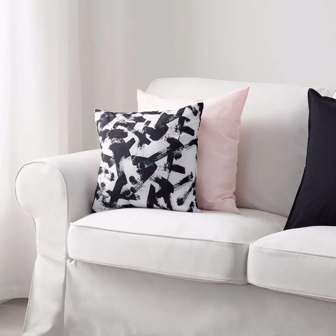 Perna Ikea Turill 40x40 (Alb/Negru) - 3